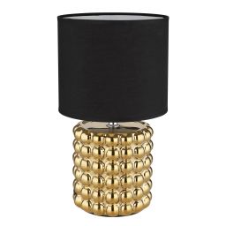 Globo Lighting Valentino lampa stołowa 1x40W złoty/czarny 21626