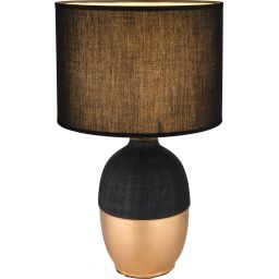 Globo Lighting Valentino lampa stołowa 1x40W złoty/czarny 21627B