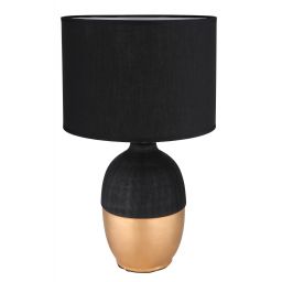 Globo Lighting Valentino lampa stołowa 1x40W złoty/czarny 21627B