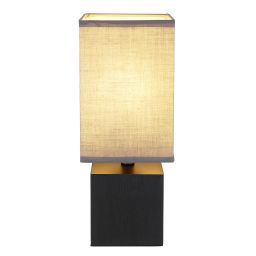 Globo Lighting Valentino lampa stołowa 1x7W czarny/antracyt 21628A