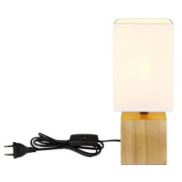 Globo Lighting Valentino lampa stołowa 1x40 W biała 21628W