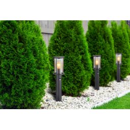 Globo Lighting Gracey lampa stojąca zewnętrzna 1x60W czarny mat 31362S