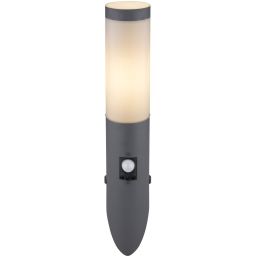 Globo Lighting Boston kinkiet zewnętrzny 1x30W antracyt/opal 3157AS