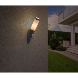 Globo Lighting Boston kinkiet zewnętrzny 1x30W antracyt/opal 3157AS
