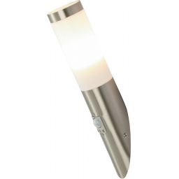 Globo Lighting Boston kinkiet zewnętrzny 1x23W stal nierdzewna/opal 3157S