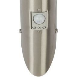 Globo Lighting Boston kinkiet zewnętrzny 1x23W stal nierdzewna/opal 3157S