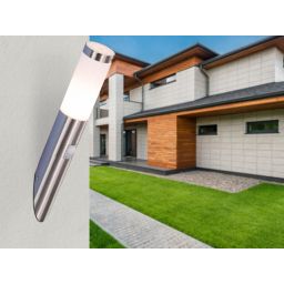 Globo Lighting Boston kinkiet zewnętrzny 1x23W stal nierdzewna/opal 3157S