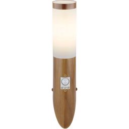 Globo Lighting Boston kinkiet zewnętrzny 1x23W drewno/opal 3157SW