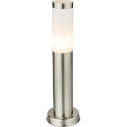 Globo Lighting Boston lampa stojąca zewnętrzna 1x15W stal nierdzewna/opal 3158