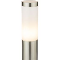 Globo Lighting Boston lampa stojąca zewnętrzna 1x15W stal nierdzewna/opal 3158