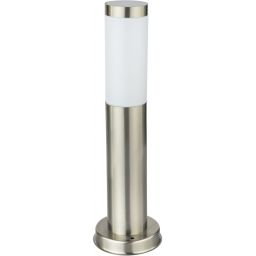 Globo Lighting Boston lampa stojąca zewnętrzna 1x15W stal nierdzewna/opal 3158