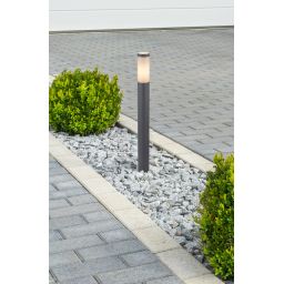 Globo Lighting Boston lampa stojąca zewnętrzna 1x30W antracyt/opal 31588A