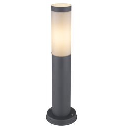 Globo Lighting Boston lampa stojąca zewnętrzna 1x30W antracyt/opal 3158A
