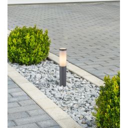 Globo Lighting Boston lampa stojąca zewnętrzna 1x30W antracyt/opal 3158A