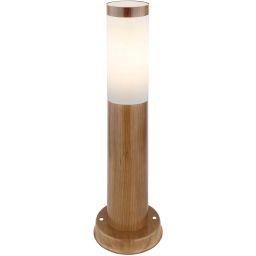 Globo Lighting Boston lampa stojąca zewnętrzna 1x23W drewno/opal 3158W