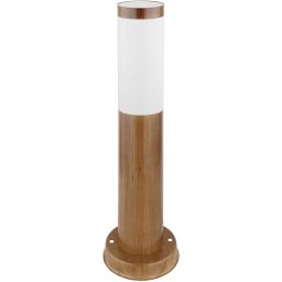 Globo Lighting Boston lampa stojąca zewnętrzna 1x23W drewno/opal 3158W