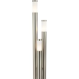 Globo Lighting Boston lampa stojąca zewnętrzna 3x60W stal nierdzewna/opal 3159-3