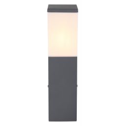 Globo Lighting Herri kinkiet zewnętrzny 1x15W antracyt/opal 31730