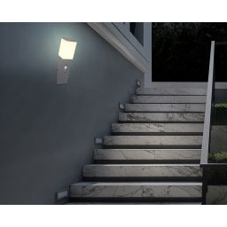 Globo Lighting Herri kinkiet zewnętrzny 1x15W antracyt/opal 31730S