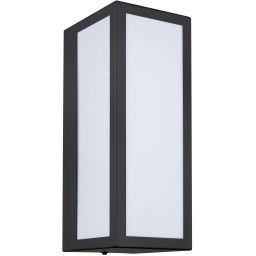 Globo Lighting Gundula kinkiet zewnętrzny 1x60W czarny mat/opal 31980O
