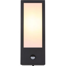 Globo Lighting Gundula kinkiet zewnętrzny 1x60W czarny mat/opal 31980OS
