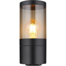 Globo Lighting Xeloo kinkiet zewnętrzny 1x60W czarny mat/przydymiony 32014BS