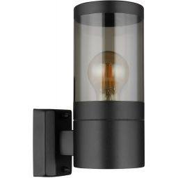 Globo Lighting Xeloo kinkiet zewnętrzny 1x60W czarny mat/przydymiony 32014BS