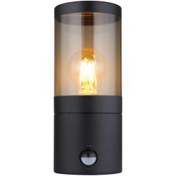Globo Lighting Xeloo kinkiet zewnętrzny 1x60W czarny mat/przydymiony 32014BSS