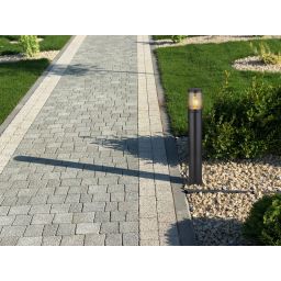 Globo Lighting Xeloo lampa stojąca zewnętrzna 1x60W czarny mat/przydymiony 32016BS