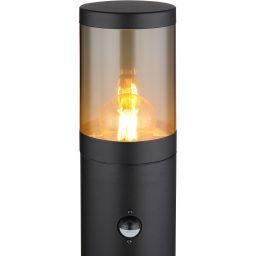 Globo Lighting Xeloo lampa stojąca zewnętrzna 1x60W czarny mat/przydymiony 32016BSS