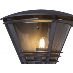 Globo Lighting Salla kinkiet zewnętrzny 1x60W antracyt/przezroczysty 32093A