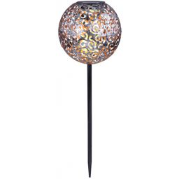 Globo Lighting Solar lampa solarna stojąca 1x0,06 W czarny-srebrny 33743