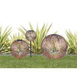 Globo Lighting Solar lampa solarna stojąca 1x0,06 W czarny-srebrny 33743