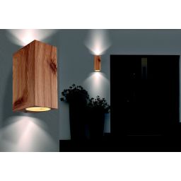 Globo Lighting Veronika kinkiet zewnętrzny 2x35W drewno 34164-2W