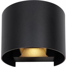 Globo Lighting Veronika kinkiet zewnętrzny 1x3W czarny mat 34168RB