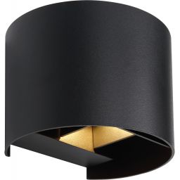 Globo Lighting Veronika kinkiet zewnętrzny 1x3W czarny mat 34168RB