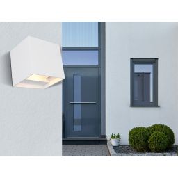 Globo Lighting Veronika kinkiet zewnętrzny 1x3W biały 34168WS
