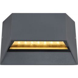 Globo Lighting Honna kinkiet zewnętrzny 1x7W antracyt 34175