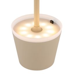 Globo Lighting Solar lampa solarna stojąca 6x0,06 W piaskowa 36637S