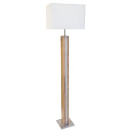 Globo Lighting Forest lampa stojąca 1x40 W 1x17W LED drewno-beżowa 41130246X