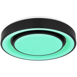 Globo Lighting Sully plafon 1x24 W czarny 41368-24