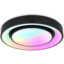 Globo Lighting Sully plafon 1x24 W czarny 41368-24