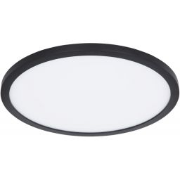 Globo Lighting Sapana plafon 1x24W LED czarny/satynowy 41562-24B