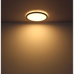 Globo Lighting Sapana plafon 1x24W LED czarny/satynowy 41562-24B