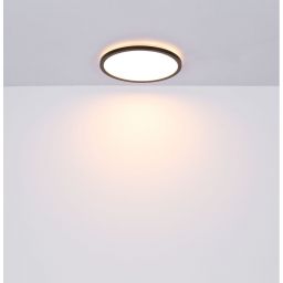 Globo Lighting Sapana plafon 1x24W LED czarny/satynowy 41562-24B