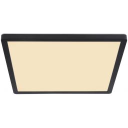 Globo Lighting Sapana plafon 1x18W LED czarny/satynowy 41563-18B