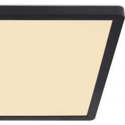 Globo Lighting Sapana plafon 1x18W LED czarny/satynowy 41563-18B