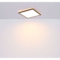 Globo Lighting Sapana plafon 1x18W LED czarny/satynowy 41563-18B