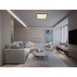 Globo Lighting Sapana plafon 1x24W LED czarny/satynowy 41563-24B