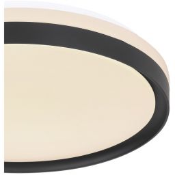 Globo Lighting Sonny plafon 1x18W LED czarny/biały 41587-18